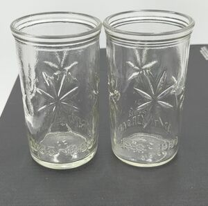 Ball 50th Anniversary 1933 to 1983 Jelly Jar Juice Glass Set Of 2